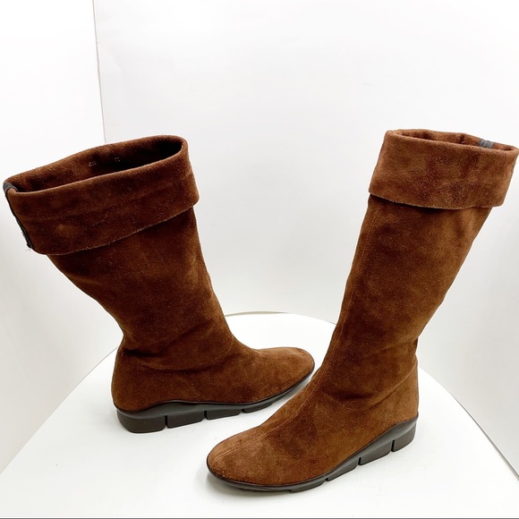 {Sesto Meucci Sport}Suede Cuffed Boots - Picture 7 of 14